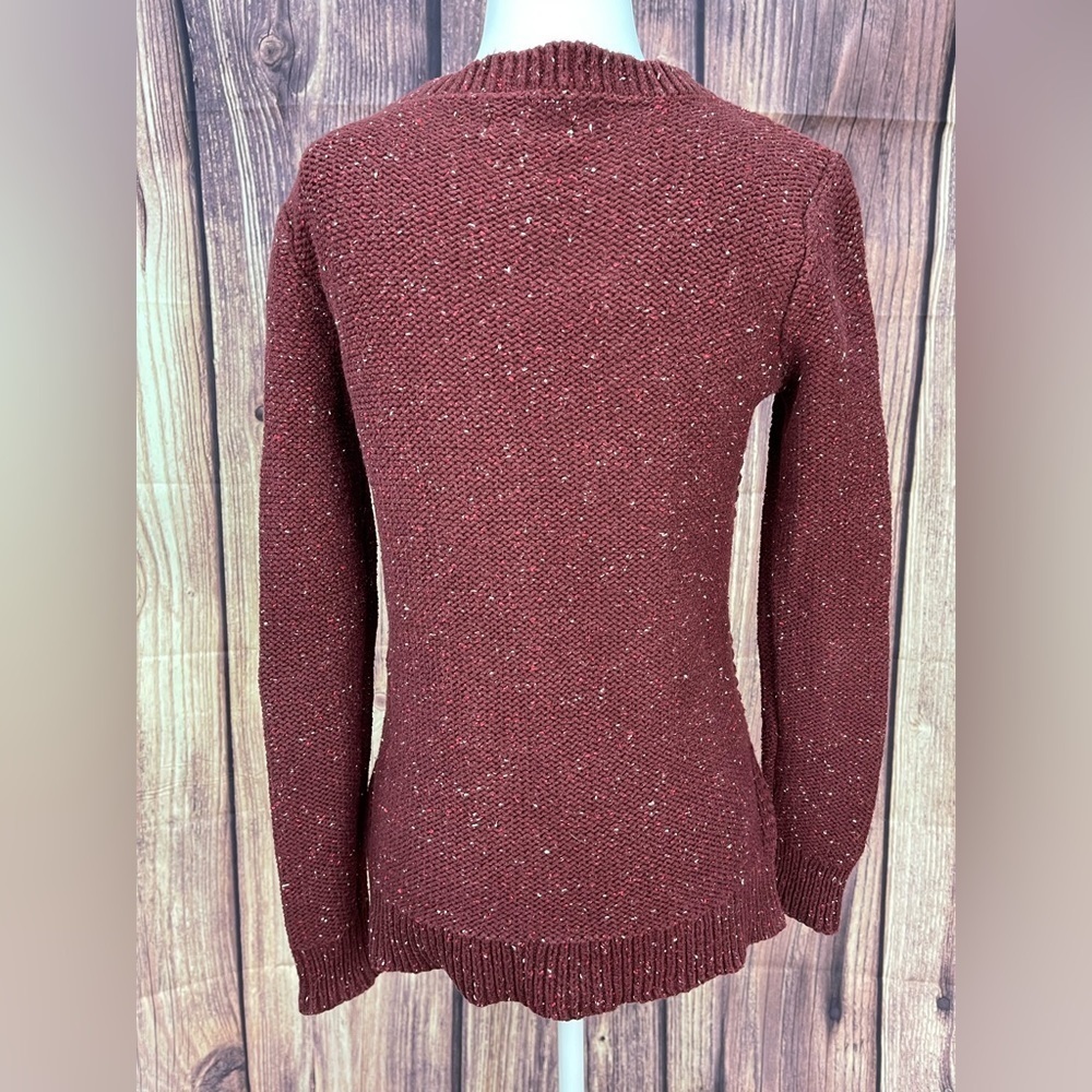 Hollister cotton wool blend long sleeve crew neck sweater women’s size S - Picture 5 of 16